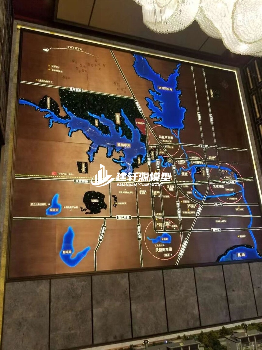 长子区域壁挂模型制作