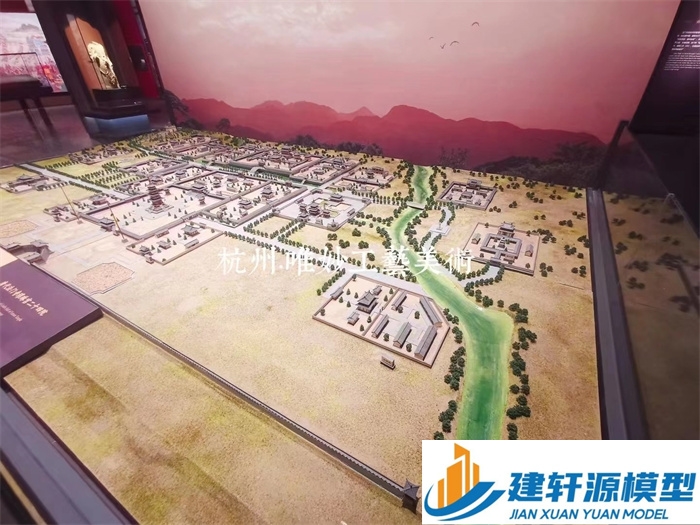 长子微缩模型法门寺